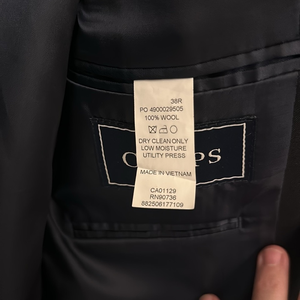 Chaps Wool Sports Coat 38R - Picture 3 of 6